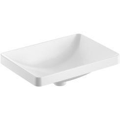 Geberit Variform mosdótál 55x40 cm négyszögletes süllyesztett fehér 500.739.01.2