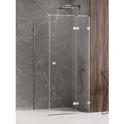 New Trendy Avexa zuhanykabin 120x90 cm négyszögletes króm fényes/átlátszó üveg EXK-1478