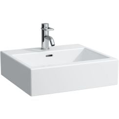 Laufen Living City mosdótál 50x46 cm négyszögletes klasszikus-beépíthető fehér H8174310001091