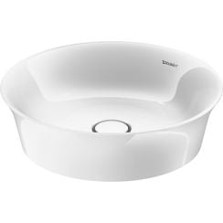 Duravit White Tulip mosdótál 43x43 cm kerek mosdótálak fehér 23624300791