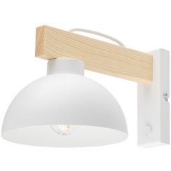 TK Lighting Oslo oldalfali lámpa 1x15 W fehér 4962