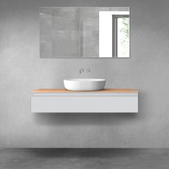 Készlet szekrény Oltens Vernal 60012700, szekrény feletti pult Oltens Vernal 63007060