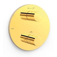 Tres Therm-Box kád és zuhany csaptelep süllyesztett igen arany 26225001OR