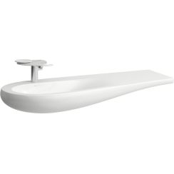 Laufen Il Bagno Alessi mosdótál 120x50 cm beépíthető fehér fényes H8149734001091