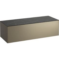 Laufen Sonar szekrény pulttal 117.5x45.5x34 cm mosdókagyló alá akasztható fekete-grafit-szürke H4054200341421