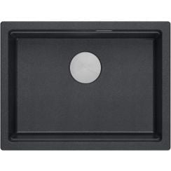 Quadron Logan graniteq mosogató 56x45 cm fekete HQJ6045U8_BS_U