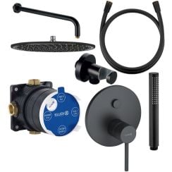 Set kád és zuhany csaptelep Kludi Bozz 386593976, fejzuhany Kludi A-QA 6432587-00, 88011, 6651439-00, 3912039-00, 6107139-00, 6054739-00