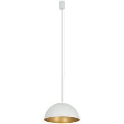 Nowodvorski Lighting Hemisphere függőlámpa 1x12 W fehér-arany 10701
