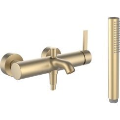 Laufen Kartell kád és zuhany csaptelep fali arany H3213370831411