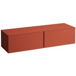 Laufen Il Bagno Alessi szekrény pulttal 160x50x37 cm mosdókagyló alá akasztható H4303300972691
