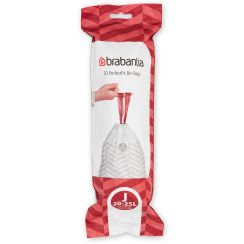 Brabantia PerfectFit szemeteszsákok 25 l fehér 115585