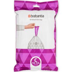 Brabantia PerfectFit szemeteszsákok 12 l fehér 137945