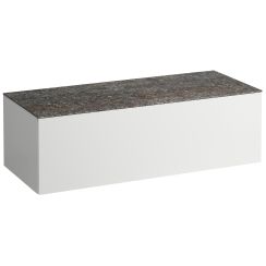 Laufen Il Bagno Alessi szekrény pulttal 120x50x37 cm mosdókagyló alá akasztható fehér H4323000972601