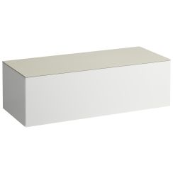Laufen Il Bagno Alessi szekrény pulttal 120x50x37 cm mosdókagyló alá akasztható fehér H4313000972601
