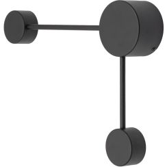 TK Lighting Avia Black oldalfali lámpa 2x10 W fekete 6808