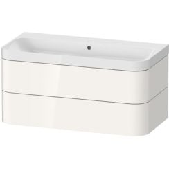 Duravit Happy D.2 Plus mosdó szekrénnyel 97.5 cm fehér HP4348N2222