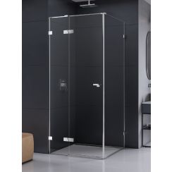 New Trendy Eventa zuhanykabin 120x110 cm négyszögletes króm fényes/átlátszó üveg EXK-4496