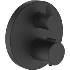Laufen City Therm kád és zuhany csaptelep süllyesztett z termosztáttal fekete HF905475428000