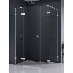 New Trendy Eventa zuhanykabin 130x90 cm négyszögletes króm fényes/átlátszó üveg EXK-4561