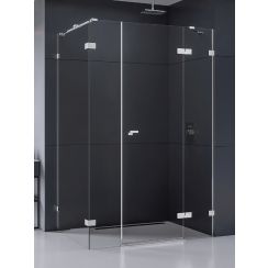 New Trendy Eventa zuhanykabin 130x100 cm négyszögletes króm fényes/átlátszó üveg EXK-4568