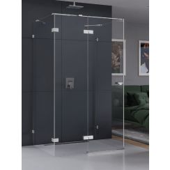 New Trendy Eventa zuhanykabin 120x90 cm négyszögletes króm fényes/átlátszó üveg EXK-4591