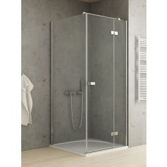 New Trendy Reflexa zuhanykabin 120x80 cm négyszögletes króm fényes/átlátszó üveg EXK-5153