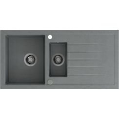 Quadron Bruce graniteq mosogató 100x50 cm szürke/grafit/onix HCQB9950SZK