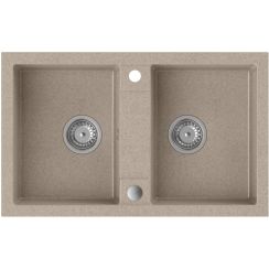 Quadron Denzel graniteq mosogató 78x48 cm bézs HDQ27848BEZK