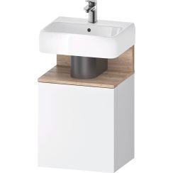 Duravit Qatego szekrény 44x35x64.5 cm Függesztett, mosdó alatti fehér-fa QA4076L55180000