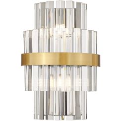 Zuma Line Constantinople oldalfali lámpa 2x28 W sárgaréz W0567-02A-B52G