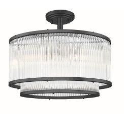 Zuma Line Sergio mennyezeti lámpa 5x60 W fekete-átlátszó C0528-05H-P7AC