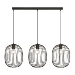 Emibig Onyx függőlámpa 3x15 W fekete 1304/3
