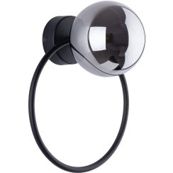 TK Lighting Anabelle oldalfali lámpa 1x6 W fekete-grafit 5256