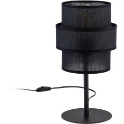 TK Lighting Calisto asztali lámpa 1x15 W fekete 5895