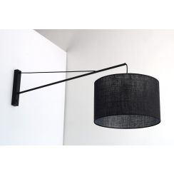 TK Lighting Grua oldalfali lámpa 1x15 W fekete 6639