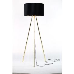 TK Lighting Umberto állólámpa 1x15 W fekete-aranysárga 6635