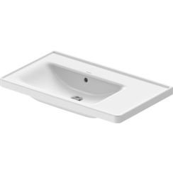 Duravit D-Neo mosdótál 80x48 cm négyszögletes beépíthető fehér 2369800060