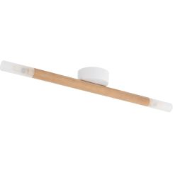 TK Lighting Noble oldalfali lámpa 2x6 W fehér-fa 4523