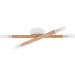 TK Lighting Noble oldalfali lámpa 4x6 W fehér-fa 4524