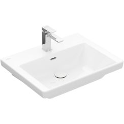 Villeroy & Boch Subway 3.0 mosdótál 60x47 cm négyszögletes klasszikus-beépíthető fehér 4A706GR1