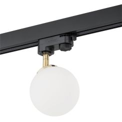Argon Bang lámpa gyűjtősínekhez 1x6 W fekete-sárgaréz 4307