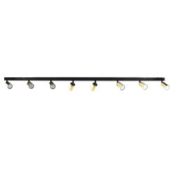 TK Lighting Top mennyezeti lámpa több mint 6x10 W fekete-arany 5997