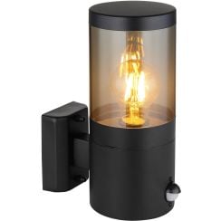 Globo Lighting Xeloo kültéri fali lámpa 1x60 W fekete-füst színű 32014BSS