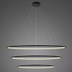 Altavola Design Ledowe Okręgi függőlámpa 3x113 W fekete LA075/P_120_in_4k_black_dimm