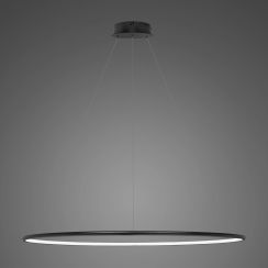 Altavola Design Ledowe Okręgi függőlámpa 1x45 W fekete LA073/P_120_in_3k_black_dimm