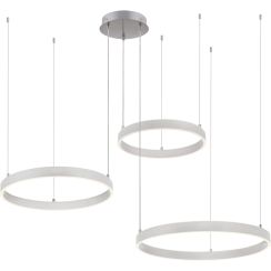 Just Light Lilluti függőlámpa 2x26 W acél 15156-55