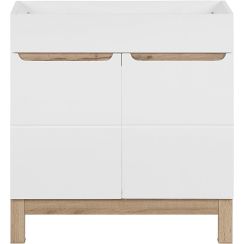 Comad Bali White szekrény 80x45x84 cm mosdó alatt álló fehér-tölgy BALIWHITE821-80CMFSC