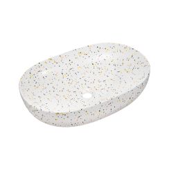 Comad Lili mosdótál 60x41.5 cm négyszögletes mosdótálak fehér UN-LILI-MW21