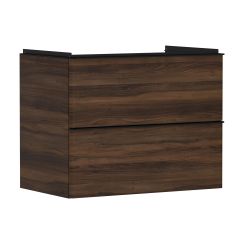 Hansgrohe Xelu Q szekrény 78x49.5x60.5 cm mosdókagyló alá akasztható fekete-dió 54030670