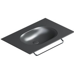 Catalano Horizon mosdótál 75x50 cm négyszögletes klasszikus-beépíthető fekete 0520760022